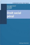 Cover: Commentaire pratique Droit social p&eacute;nal - Helbing & Lichtenhahn