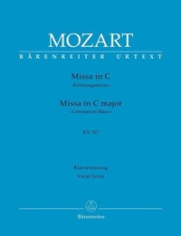 Abbildung von: Missa in C KV 317 "Krönungsmesse" - Baerenreiter-Verlag