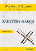 Cover: Woodwind Quartet "Radetzky March" score & parts - Glissato Edizioni Musicali