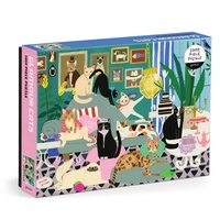 Abbildung von: Glamour Cats 1000 Piece Puzzle - Galison