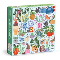 Abbildung von: Cats in the Houseplants 500 Piece Puzzle - Galison