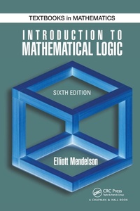 Abbildung von: Introduction to Mathematical Logic - Chapman & Hall/CRC