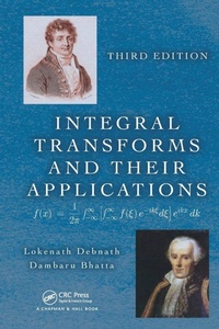 Enlarge image Cover: Integral Transforms and Their Applications - Chapman & Hall/CRC