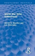 Cover: World War Debt Settlements - Routledge