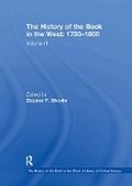 Cover: The History of the Book in the West: 1700-1800 - Routledge