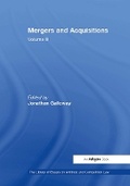 Cover: Mergers and Acquisitions - Routledge