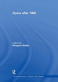 Enlarge image Cover: Opera after 1900 - Routledge