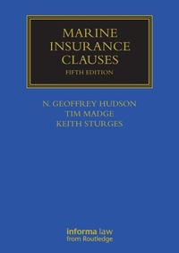 Abbildung von: Marine Insurance Clauses - Informa Law