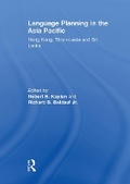 Cover: Language Planning in the Asia Pacific - Routledge