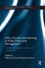 Cover: Policy Transfer and Learning in Public Policy and Management - Routledge