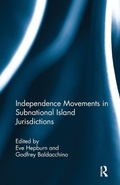 Cover: Independence Movements in Subnational Island Jurisdictions - Routledge