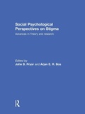 Cover: Social Psychological Perspectives on Stigma - Routledge