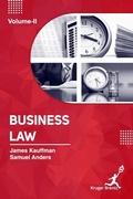 Cover: Business Law Volume 2 - Kruger Brentt Publisher Uk. Ltd.