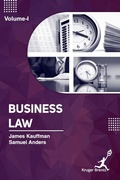 Cover: Business Law Volume 1 - Kruger Brentt Publisher Uk. Ltd.