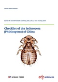 Cover: Checklist of the Ischnocera (Phthiraptera) of China - EDP sciences