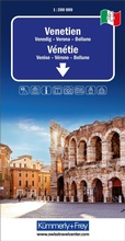Bild: Kümmerly+Frey Regional-Strassenkarte 4 Venetien 1:200.000 - Hallwag Kümmerly+Frey