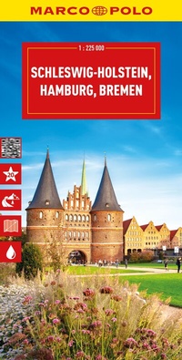 Abbildung von: MARCO POLO Reisekarte Deutschland 01 Schleswig-Holstein 1:225.000 - MARCO POLO ein Imprint von MAIRDUMONT
