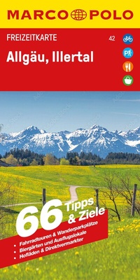 Abbildung von: MARCO POLO Freizeitkarte 42 Allgäu, Illertal 1:100.000 - MARCO POLO ein Imprint von MAIRDUMONT