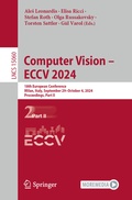 Cover: Computer Vision - ECCV 2024 - Springer