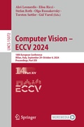 Cover: Computer Vision - ECCV 2024 - Springer