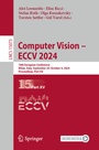 Cover: Computer Vision - ECCV 2024 - Springer