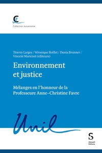 Abbildung von: Environnement et justice - Stämpfli Verlag