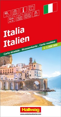Abbildung von: Hallwag Strassenkarte Italien 1:1 Mio. - Hallwag Kümmerly+Frey