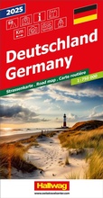 Abbildung von: Hallwag Strassenkarte Deutschland 2025 1:750.000 - Hallwag Kümmerly+Frey