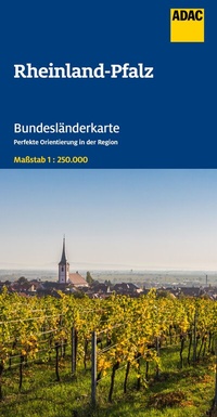 Abbildung von: ADAC Bundesländerkarte Deutschland 10 Rheinland-Pfalz, Saarland 1:250.000 - ADAC Kartografie ein Imprint von MAIRDUMONT