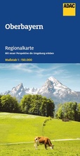 Cover: ADAC Regionalkarte 16 Oberbayern 1:150.000 - ADAC Kartografie ein Imprint von MAIRDUMONT