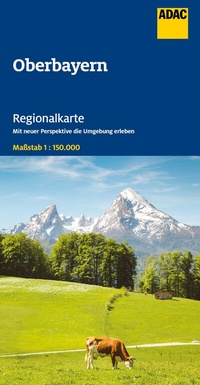 Abbildung von: ADAC Regionalkarte 16 Oberbayern 1:150.000 - ADAC Kartografie ein Imprint von MAIRDUMONT