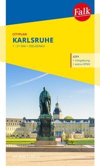 Abbildung von: Falk Cityplan Karlsruhe 1:21.500 - Falk ein Imprint von MAIRDUMONT