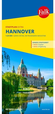 Abbildung von: Falk Stadtplan Extra Hannover 1:20.000 - Falk ein Imprint von MAIRDUMONT