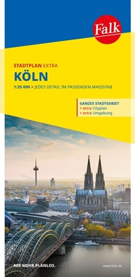 Abbildung von: Falk Stadtplan Extra Köln 1:20.000 - Falk ein Imprint von MAIRDUMONT