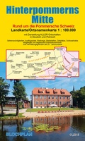 Cover: Landkarte Hinterpommerns Mitte - BLOCHPLAN