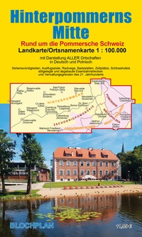 Abbildung von: Landkarte Hinterpommerns Mitte - BLOCHPLAN