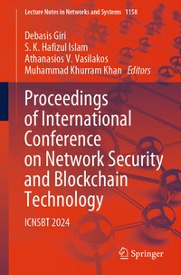 Enlarge image Cover: Proceedings of International Conference on Network Security and Blockchain Technology - Springer