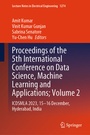 Cover: Proceedings of the 5th International Conference on Data Science, Machine Learning and Applications; Volume 2 - Springer