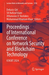 Enlarge image Cover: Proceedings of International Conference on Network Security and Blockchain Technology - Springer