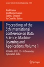 Cover: Proceedings of the 5th International Conference on Data Science, Machine Learning and Applications; Volume 1 - Springer
