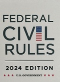 Cover: Federal Civil Rules Booklet, 2024 Edition - www.bnpublishing.com