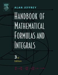 Enlarge image Cover: Handbook of Mathematical Formulas and Integrals - Academic Press