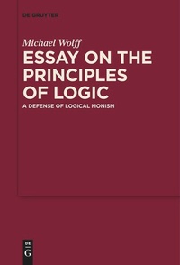 Enlarge image Cover: Essay on the Principles of Logic - De Gruyter