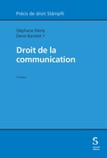 Cover: Droit de la communication - St&auml;mpfli Verlag AG