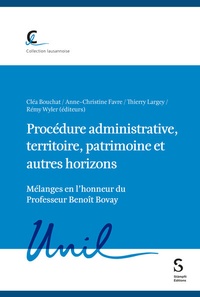 Abbildung von: Procédure administrative, territoire, patrimoine et autres horizons - Stämpfli Verlag