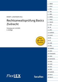Enlarge image Cover: FlexLex Rechtsanwaltsprüfung Basics - Zivilrecht - facultas / FlexLex