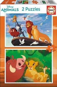 Abbildung von: Educa - Disney - Der König der Löwen - Puzzle 2x48 Teile - Hutter Trade Selection