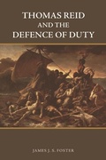Cover: Thomas Reid and the Defence of Duty - Edinburgh University Press