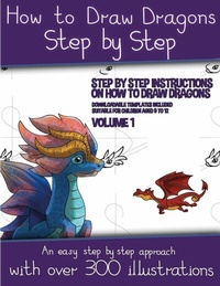 Enlarge image Cover: How to Draw Dragons Step by Step - Ridgeman Mental Health Books