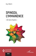 Cover: Spinoza, l'immanence - Editions L'Harmattan